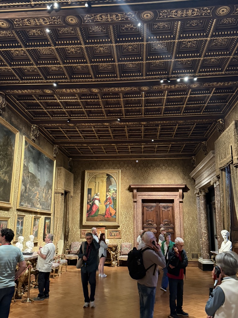 One of the ornate rooms at Doria Pamphilj