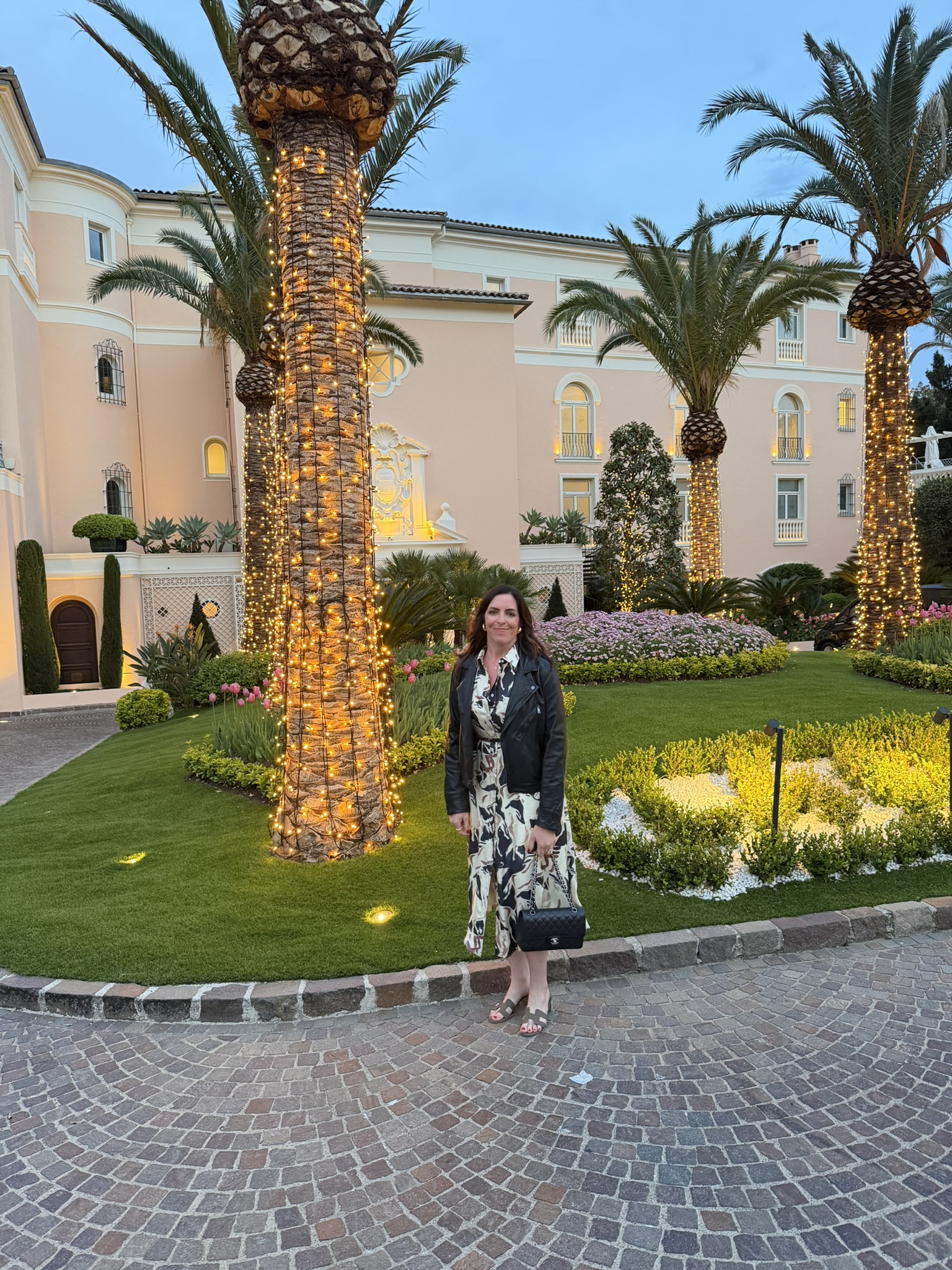 Ashleigh outside La Réserve de Beaulieu